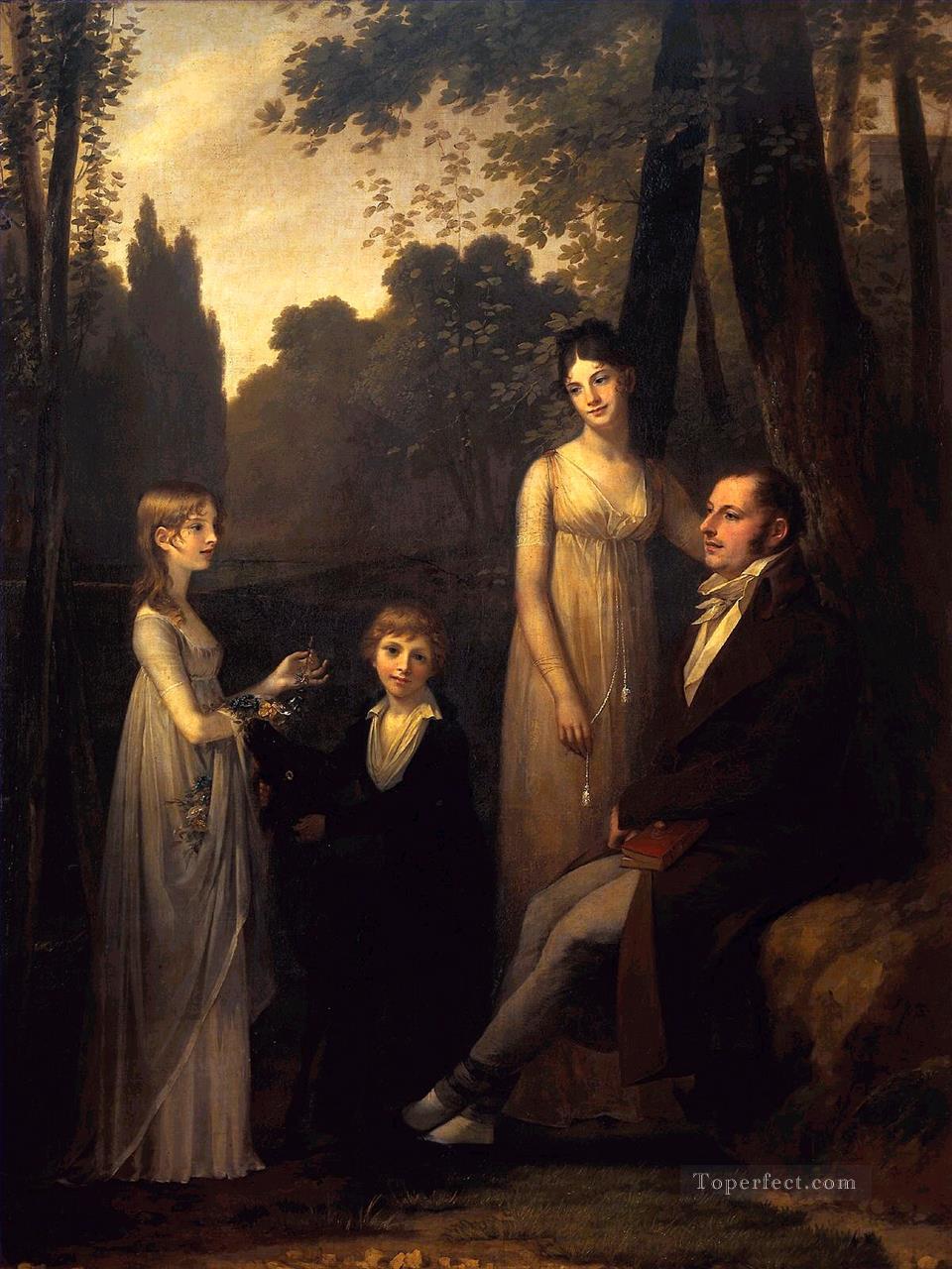 The Schimmelpenninck Family Romantic nude Pierre Paul Prud hon Oil Paintings